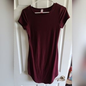 Small Plum Bodycon Dress